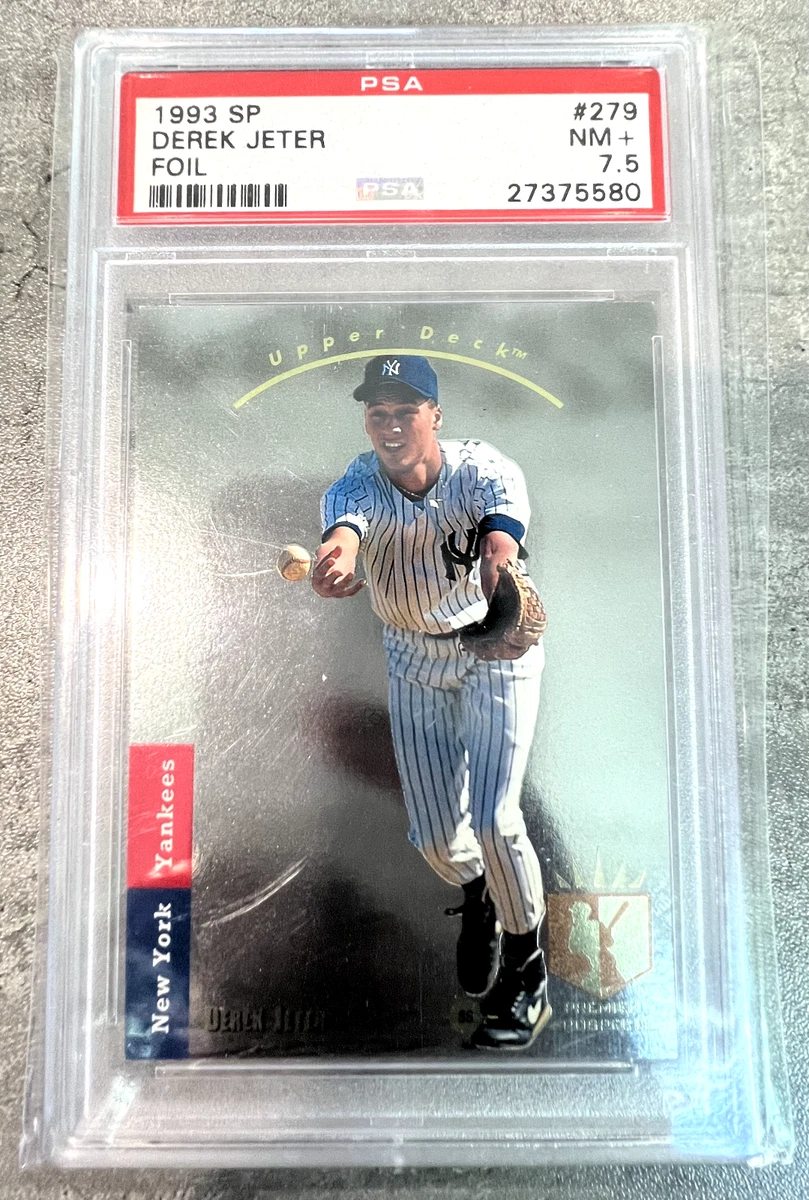 Derek Jeter Grade 7.5 Baseball Sports Trading Cards & Accessories
