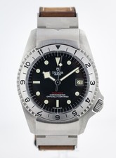 Tudor Black Bay P01 Ref M70150-0001 Mens St Steel Black Dial Leather UNWORN 2