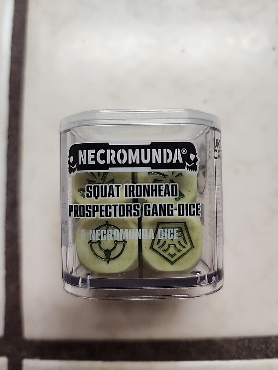 Necromunda Squat Ironhead Prospectors Gang Dice. New | eBay