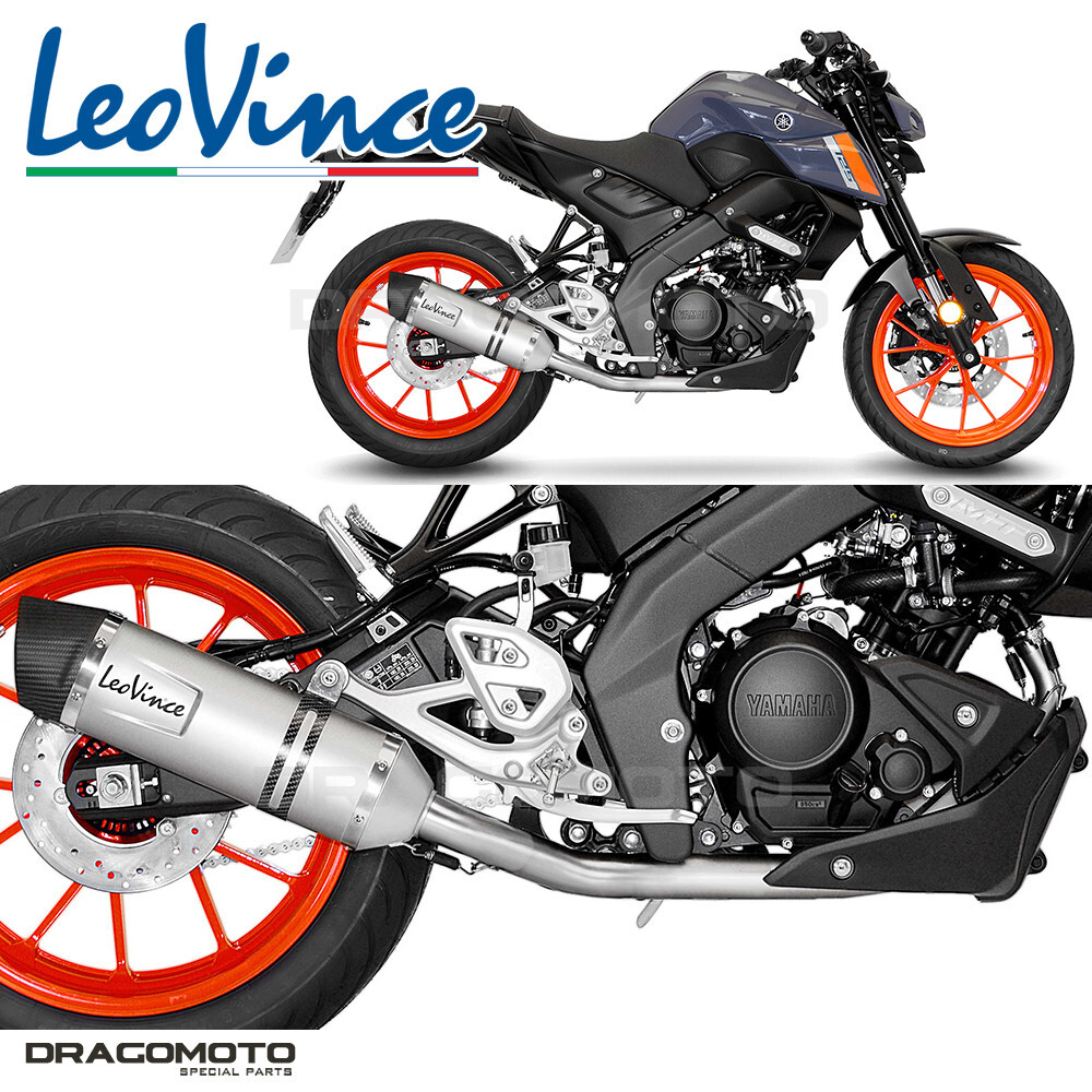 YAMAHA MT-125 ABS 2021-2024 Full exhaust Leovince LV One Evo