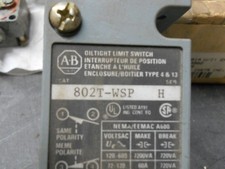 Allen Bradley Oil Tite Switch 802T-WSP Series H