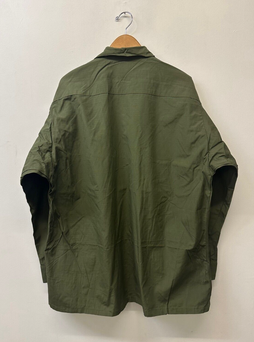 NOS Jungle Fatigue Shirt, Size XL/Regular, US Army, Dated