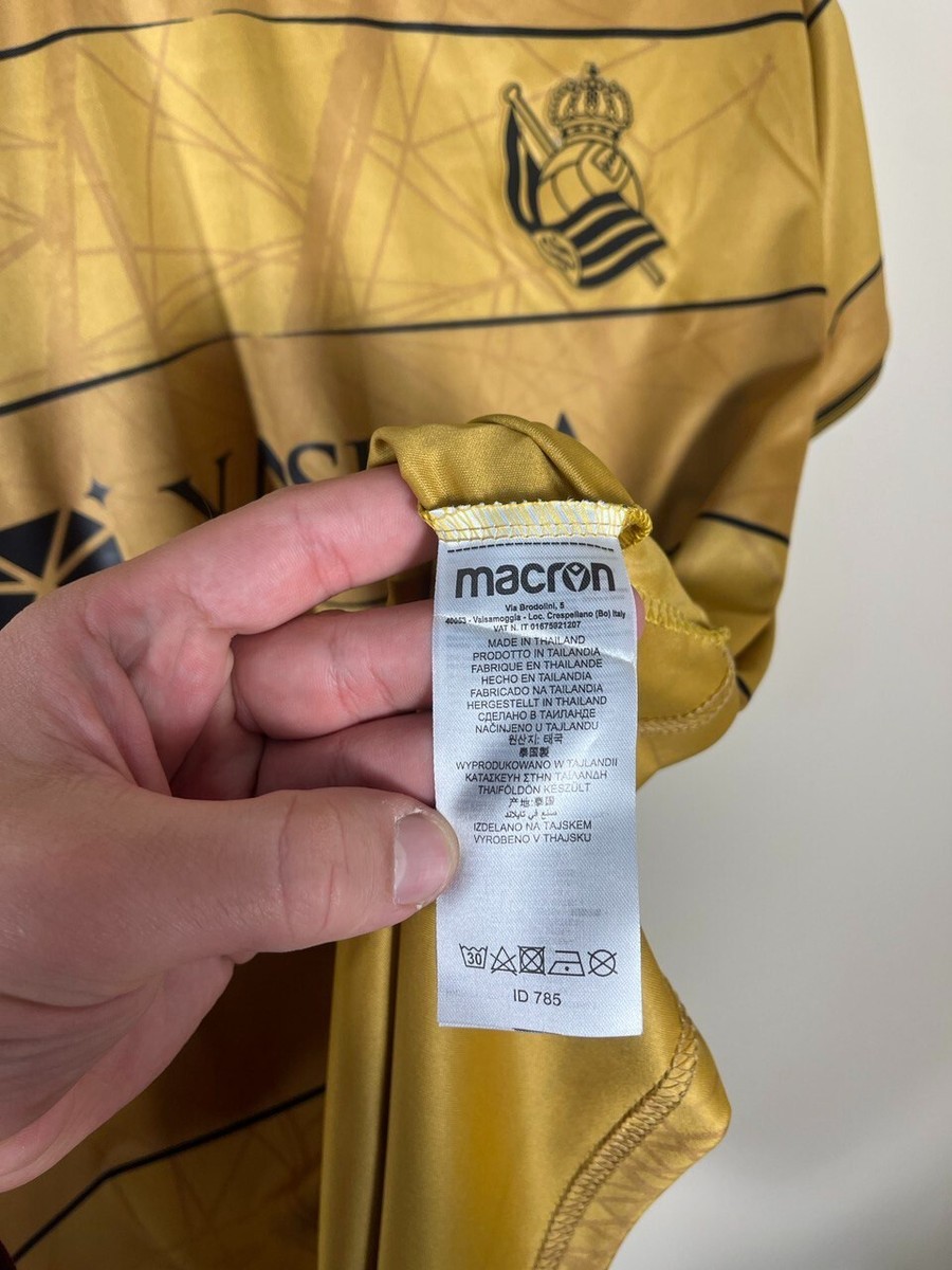 リアル・ソシエダ MERINO 8番 ジャージ Lサイズ macron Real Sociedad 2024 2025 Away Original Football Shirt Jersey