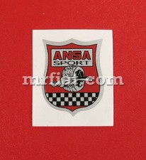 Fiat Dino 2000 2400 Ansa Exhaust Tail Pipe Sticker New