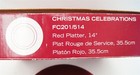 Mikasa Christmas Celebration Red Serving Platter W/ Box 14" — photo 6