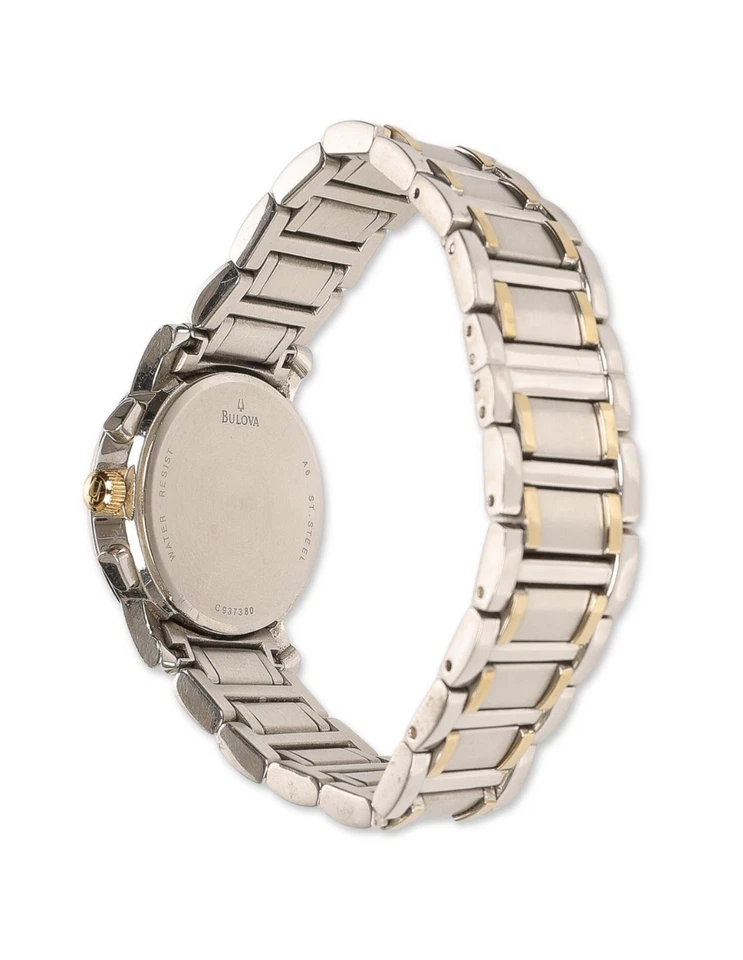 Bulova 302392 Women's Diamond-Studded Chronograph Quartz Watch C937380 - Image 2 of 2