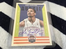 2012-13 Panini Past and Present Signatures Basketball Card #175 Kim English Auto