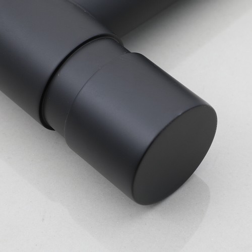 Single Cold Bathroom Faucet Black Push Button One Handle Deck Mounted Basin Taps - Picture 22 of 55