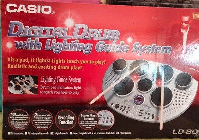 Casio LD-80 Electric Digital Drum Set (OPEN BOX)