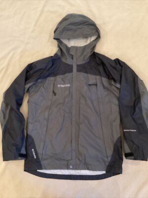 Columbia Omni-tech Jacket 14/16 Youth Black Grey Titanium | eBay