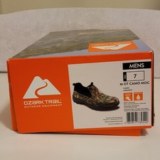 NIB Ozark Trail Camo Moc Slip On Comfort Shoes Men's Size 7