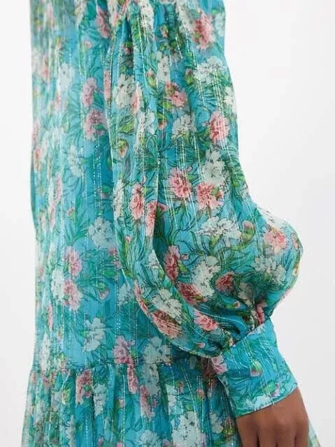 Gucci Carnation print silk crepe dress sz ITA 38 US 6 | eBay