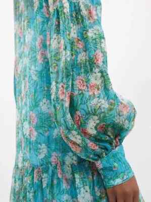 Gucci Carnation print silk crepe dress sz ITA 38 US 6 | eBay