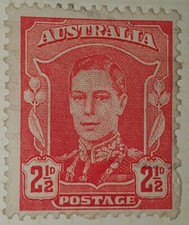 King George VI Stamp Rare 2.5p and 2p Pricing for 1 Each. Both slightly mounted.