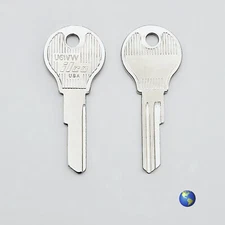 U61VW Key Blanks for Various Models by Porsche and Volkswagen (3 Keys)