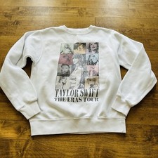 Taylor Swift Eras Tour Small White Sweatshirt