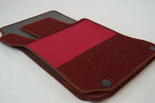 $$$ Rips Fußmatten passend für Mercedes Benz W201 190 + ROT + Maß + NEU $$$