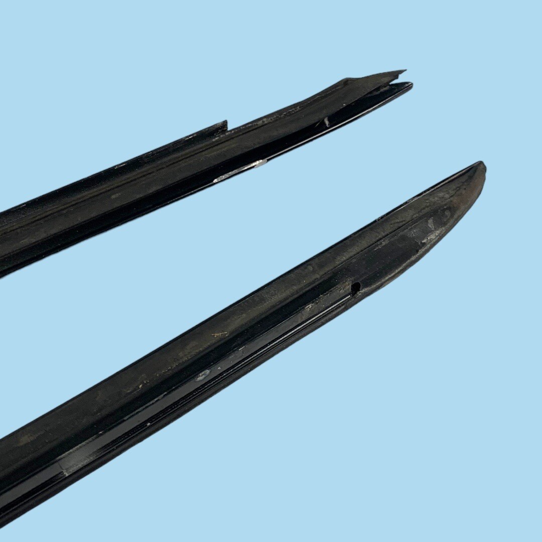 Exterior A-Pillar Trim Piece Set Black OEM 06-12 Bentley Continental Flying Spur