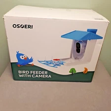Bird Feeder with Camera, Solar/Battery Powered, Motion Detection, AI Identify