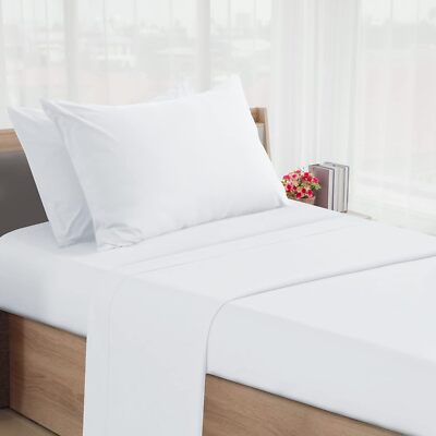 4 Piece Cot Size Sheets Fitted Cot Sheet Set 30''x75'' for Camp Bunk/Guest Beds