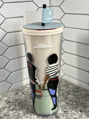 Starbucks + Lou Black History 2024 Seattle Artist Damon Brown Art Venti Cup  24oz | eBay