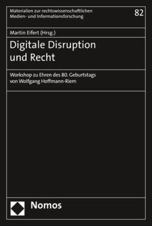 Thumbnail - Digitale Disruption Und Recht | Workshop Zu Ehren Des 80. Geburtstags