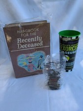 Beetlejuice Regal Handbook Popcorn Bucket + Cup With Topper
