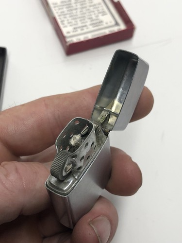 Vintage COMPACT Vacuum advertising lighter With Box Unused IDEALINE (A12) - Picture 5 of 7