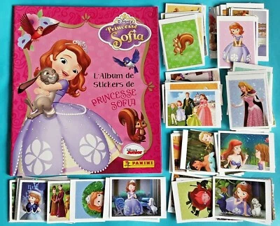 Album vide Princesse Sofia + set stickers non collé incomplet PANINI rare 2015 - Photo 1/3