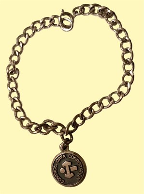 Sterling Charm & Armband 925 Control Data Corporation Computer