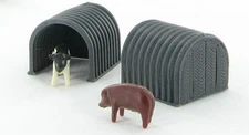 1:64 FOR COWS PIGS LIVESTOCK SHELTER PLASTIC 3D TO SCALE DIORAMA ACCESSORY