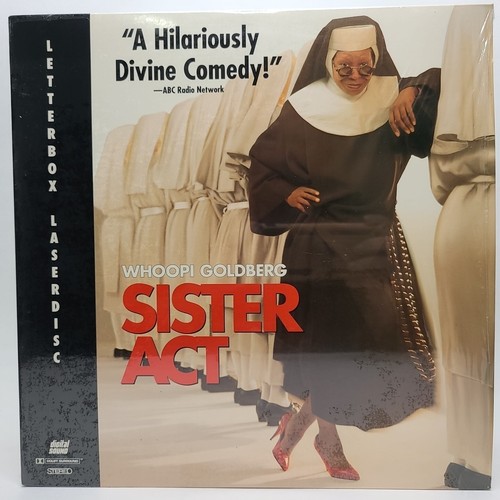 Sister Act LaserDisc Letterbox Edition 1992 Whoopi Goldberg Shrink EXCELLENT