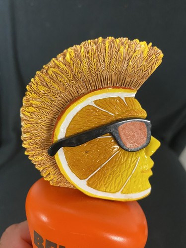 SHOCK TOP BELGIAN WHITE Beer Tap Handle 12" Tall Mohawk Guy FREE SHIP - Picture 17 of 18