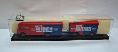 Brekina 1:87 LKW Mercedes Pullmann Hängerzug A.Meinrich Essen 57160