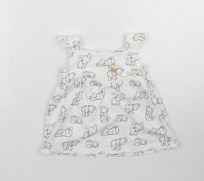 Kleid Mädchen UK Größe 6-9 Monate TU A-Linie