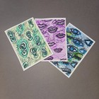 @ryguyarts Original ACEO Speak No Evil Purple Lips Ink Drawing OOAK — photo 2