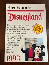 Rare Steve Birnbaum Disneyland Official Guide Book 1993 HTF