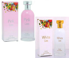Women's Perfume White Lies,Pink Lies Spray ladies Fragrance EDP 100ml 2 Pack