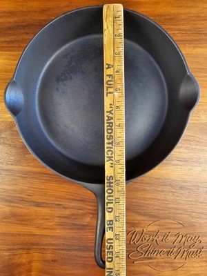 Erie #8 Vintage Restored Cast Iron Skillet - 3rd Series - Pre
