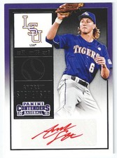 2015 Panini Contenders Andrew Stevenson Rookie RC Red Ink Autograph #30 LSU