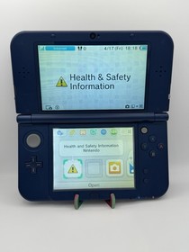 *US SELLER* Nintendo &ldquo;New&rdquo; 3DS Ll Metallic Blue Tested & Working Region Free