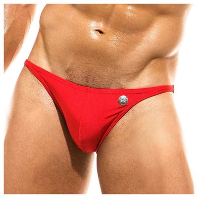 Modus Vivendi Bodybuilding Swim Low Cut Slip Herren Bademode Male Rot