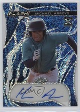 2023 Leaf Eclectic Flash Blue Sparkles 3/3 Michael Arroyo #F-MA1 Auto 0i4k