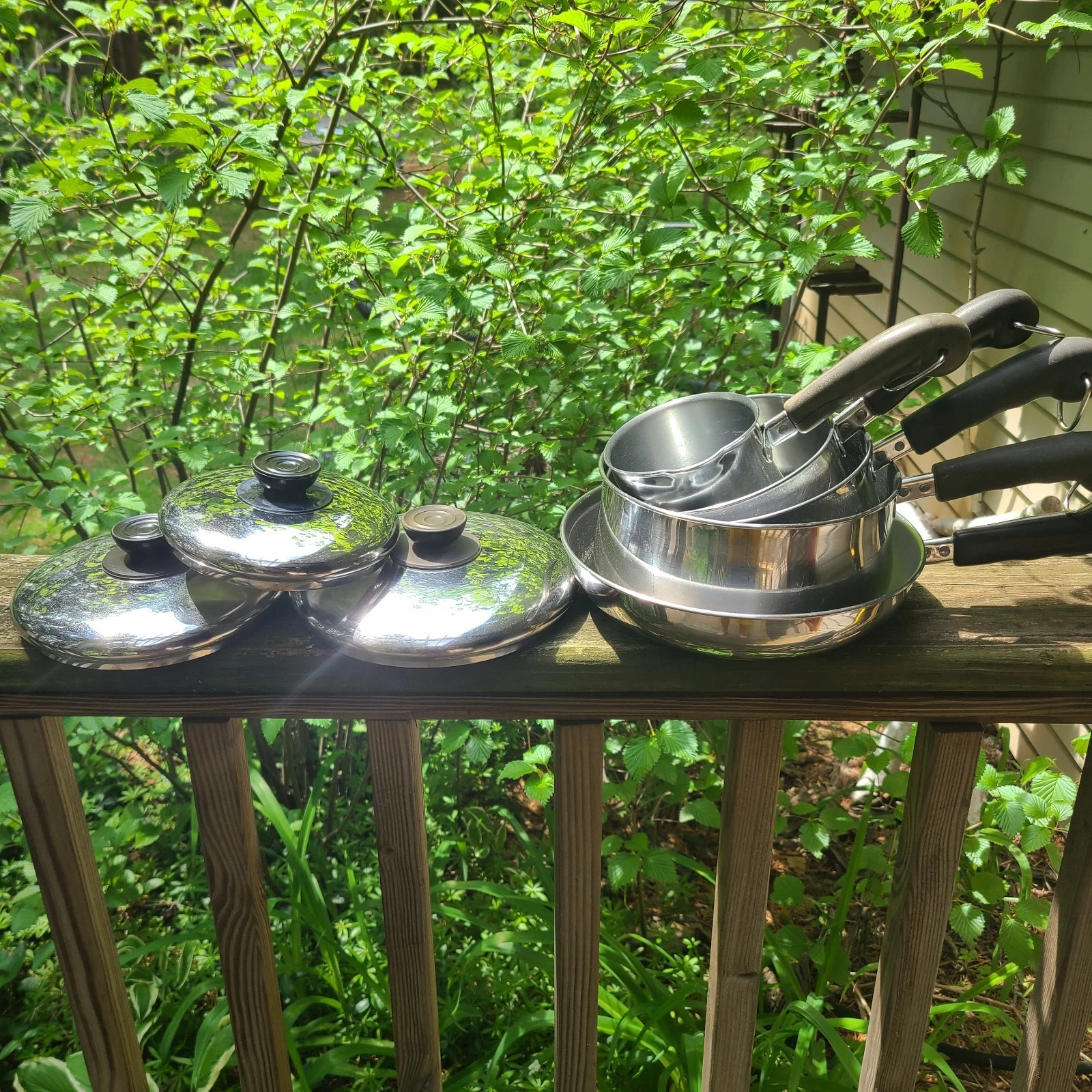 VINTAGE K.D. GOURMET SET OF POTS AND PANS
