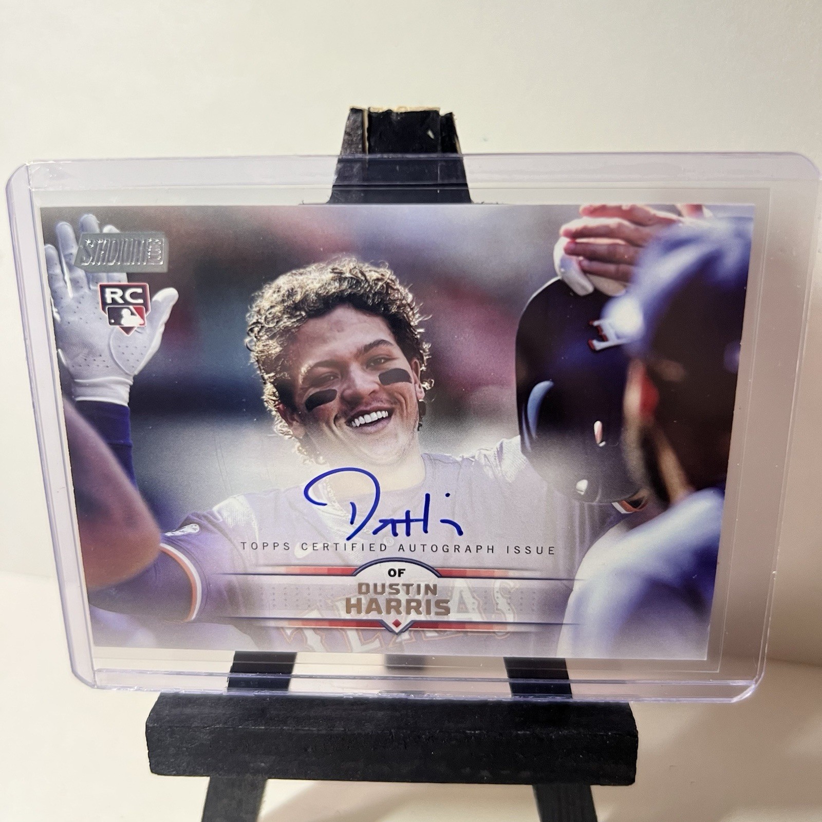 Dustin Harris 2025 Stadium Club Autographs RC #SCBA-DH Rangers