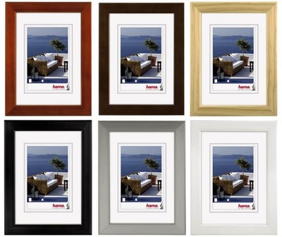 Hama Holz-Rahmen Cornwall Bilder-Rahmen Poster Fotos Portrait Wand Galerie Glas 