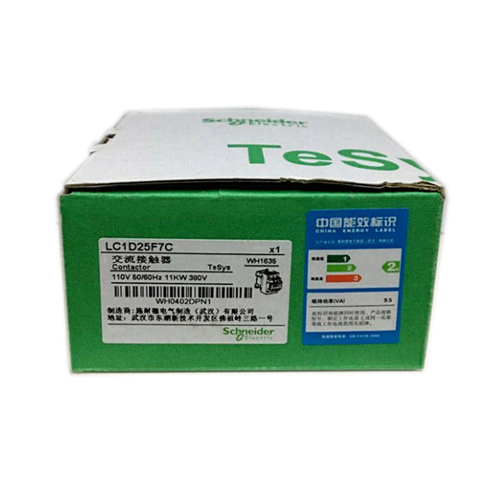 NEW SCHNEIDER TELEMECANIQUE CONTACTOR LC1D25F7C LC1D25F7 110 VAC 11KW 3 POLE EEL - thumbnail 2