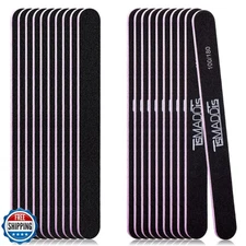 20Pack Nail Files, TsMADDTs Double Sided Emery Board 100 180 Grit Manicure Fi