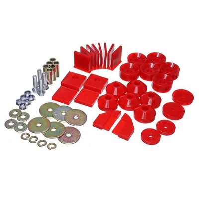 Energy Suspension For Suzuki Samurai 1986-1995 Body Mount Set Red