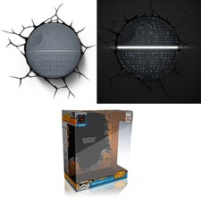 Lampada da Muro 3D Star Wars Morte Nera